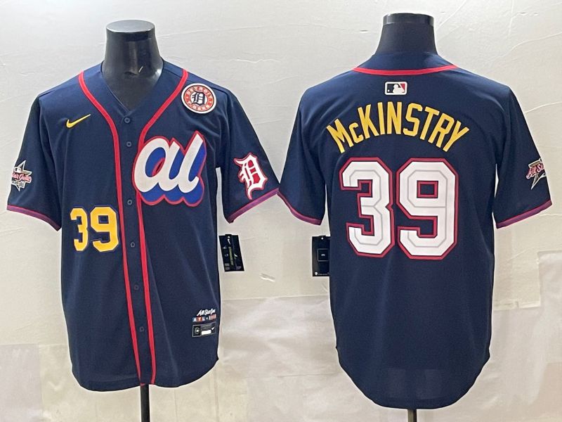 Men 2025 Detroit Tigers #39 Mckinstry Drak Blue All star Nike MLB Jersey style 06->detroit tigers->MLB Jersey